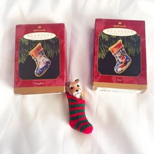 Vintage Hallmark Keepsake Ornaments set of 3